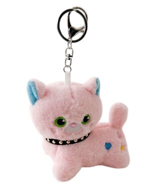 WEGO ネックレスねこちゃんぬいぐるみキーホルダー