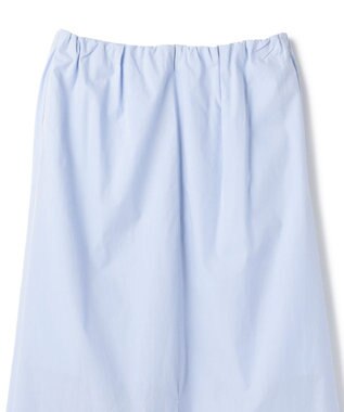 BEIGE， MALLOW / コットンタック イージーフレアスカート Sax