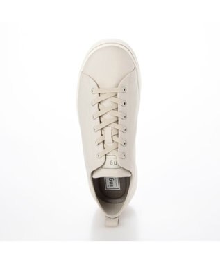 ing <ing>【レイン対応】ローカット厚底スニーカー ライトベージュ