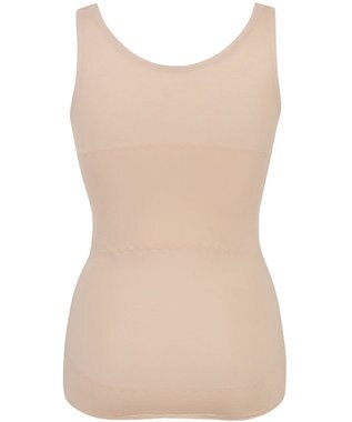 Wing ボディシェイパー 姿勢をサポート オーガニックコットン混(身生地部) ムレにくく快適 【姿勢すらりトップス】 NA1203 ウイング／ワコール ブラウン