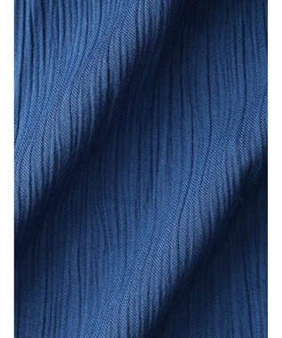 earth music&ecology レーヨンポケットシャツチュニック Blue