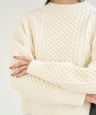 UNFILO ケーブルニット オフ