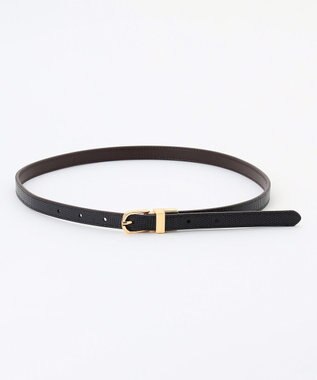 ANY 【WEB限定】リバーシブルメタルベルト ブラウン×ブラック