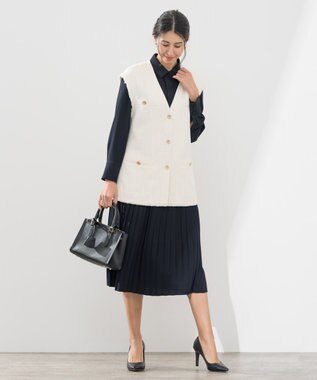 ONWARD Reuse Park 【自由区】ベスト春夏 オフホワイト