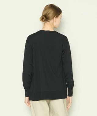 JOSEPH 【洗える】フィールコットン　カーディガン Black