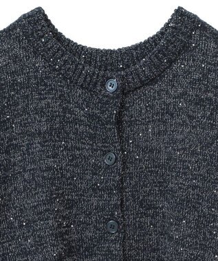 Green Parks ２ｗａｙ　スパンコールニットプルオーバー Navy