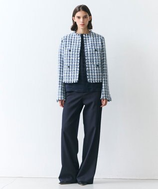 BEIGE， LAZUL / マリンボタンワイドパンツ Navy