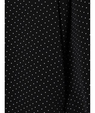 CRAFT STANDARD BOUTIQUE ピコフリルドットブラウス Black