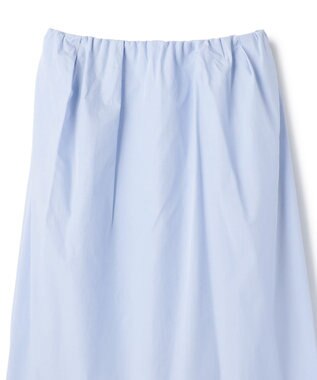 BEIGE， MALLOW / コットンタック イージーフレアスカート Sax