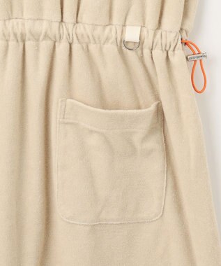 PW CIRCULUS GOLF 【WOMEN】パイル ハーフジップ モックネック ワンピース ゴルフウェア レディース ベージュ系