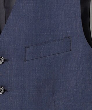 GOTAIRIKU 【DORMEUIL】AMADEUS+抗菌撥水 セットアップべスト ダルブルー系8