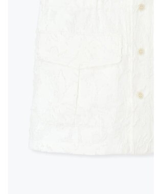 Te chichi カットジャガードジレ オフホワイト