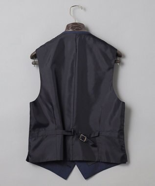 GOTAIRIKU 【DORMEUIL】AMADEUS+抗菌撥水 セットアップべスト ダルブルー系8