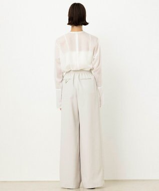 NAVE 【ReNAVE・洗える/UVカット】スパンポリエステル パンツ ベージュ系