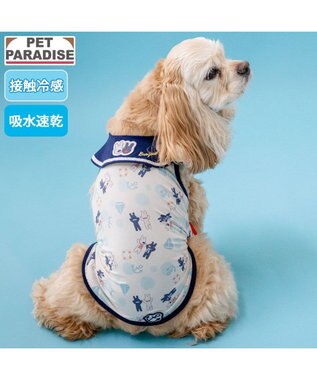 PET PARADISE リサとガスパール 接触冷感 タンクトップ 《マリン柄》 中型犬 大型犬