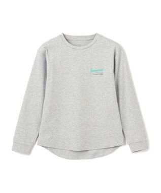 UNFILO 【110-150cm】選べるアソート ロゴロンT(UNISEX) [プリントロゴ]グレー