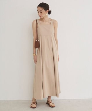 WEGO 【ANGIE VINTAGE】バックベルトジャンパースカート ベージュ