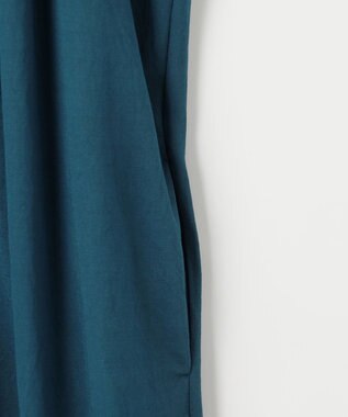 ANY 【洗濯機可/ストレッチ】ナチュラルワッシャーワンピース グリーン