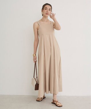 WEGO 【ANGIE VINTAGE】バックベルトジャンパースカート ベージュ