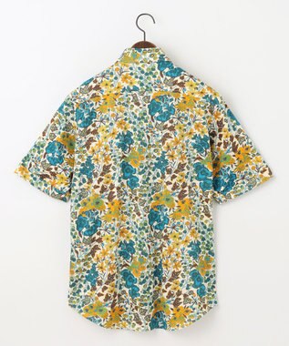 JOSEPH ABBOUD 【キングサイズ・リバティ】シェラトンジャージープリント 半袖シャツ マスタード系6