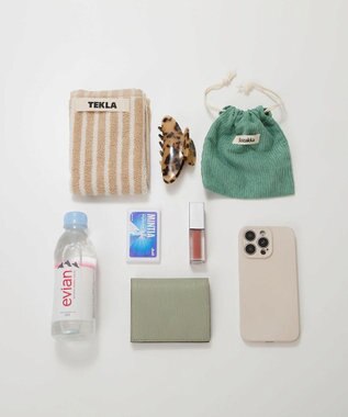 TOPKAPI 【TREASURE TOPKAPI】スムースレザー コンビ 2way ショルダー バッグ グレージュ