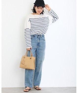 MioFIRANO カジュアルシックガーターステッチハンドバッグ 2WAY チャーム付き　FIRANO フィラノ BEIGE