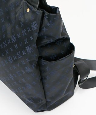 russet ナイロンジャガード2ハンドルリュックサック(SF-220) Black/Navy