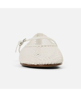 STEVE MADDEN MAGSシアーメッシュメリージェーン ホワイト