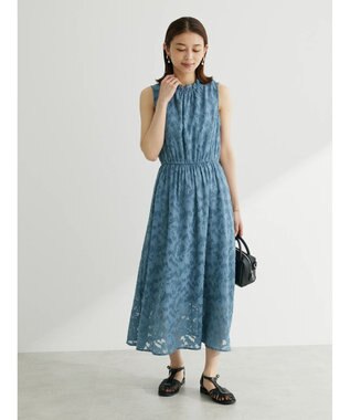 Green Parks ・ＥＬＥＮＣＡＲＥ　ＤＵＥ　フラワージャカードワンピ Black