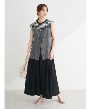 Green Parks ・ＥＬＥＮＣＡＲＥ　ＤＵＥ　デニムロングキャミ Gray