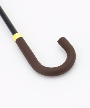 自由区 ボタニカルプリント アンブレラ ブラウン