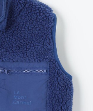 SHARE PARK LADIES 【KIDS】ボアフリースベスト ブルー