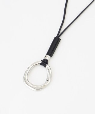 23区 ダブルリングトップネックレス シルバー系