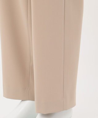 23区 【エステータ】コットンダブルクロス テーパード ワイドパンツ グレージュ系