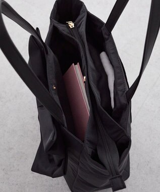 Maison de FLEUR 撥水加工3ルームトートバッグ Black