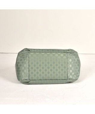 Y'SACCS Polka Dots 口折れ2wayトート Sサイズ ライトグリーン