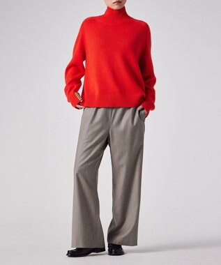 Paul Smith ウールフランネル ワイドパンツ グレイッシュベージュ