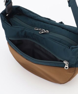 Y'SACCS ドローストリング コンビカラーショルダー mini ブルー