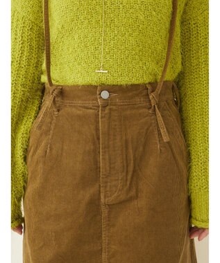 CRAFT STANDARD BOUTIQUE コーデュロイ２ＷＡＹサロペットスカート Camel