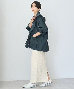 AMERICAN HOLIC 撥水加工フード取り外しマウンテンパーカー Charcoal Gray