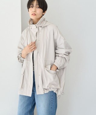 AMERICAN HOLIC 撥水加工フード取り外しマウンテンパーカー Light Gray