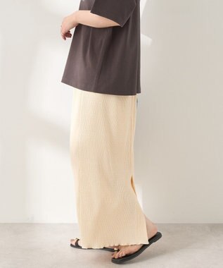 AMERICAN HOLIC ワッシャープリーツタイトスカート Ecru