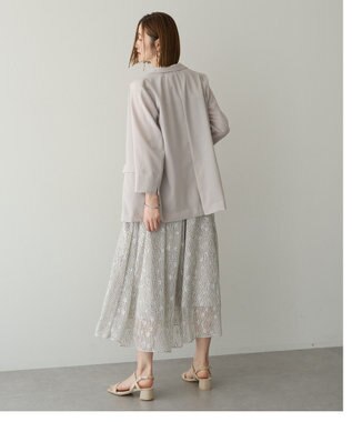 YECCA VECCA リネンライクジャケット Light Gray