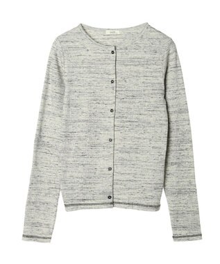 earth music&ecology メランジリブカーディガン（ｇｒａｙ） Gray Mixture