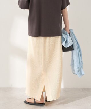 AMERICAN HOLIC ワッシャープリーツタイトスカート Ecru