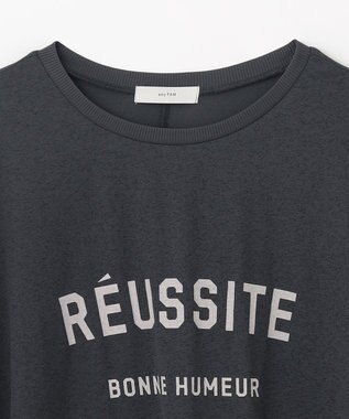 ANY シアージョーゼットボクシーロゴＴ チャコール