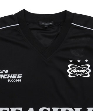 WEGO パイピングサッカーT（SS） ブラック