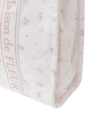 Maison de FLEUR ピンクマニアフラワープリントトートバッグ Pink