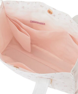 Maison de FLEUR ピンクマニアフラワープリントトートバッグ Pink
