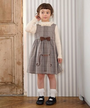 ANY KIDS しあわせタッチニット エクリュ